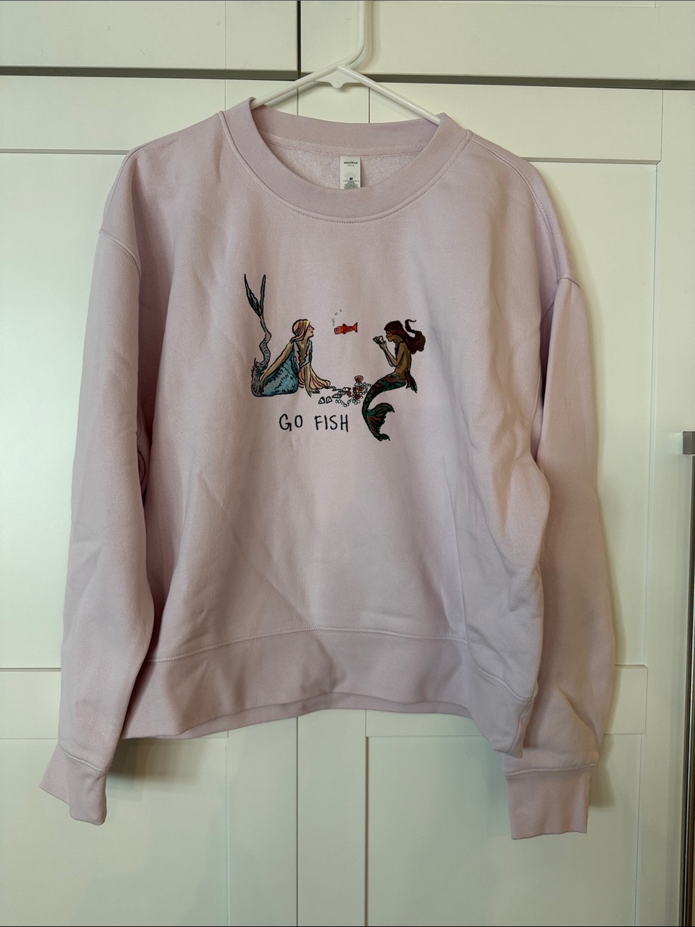 Go Fish Mermaids Crewneck Sweatshirt - Light Lavender